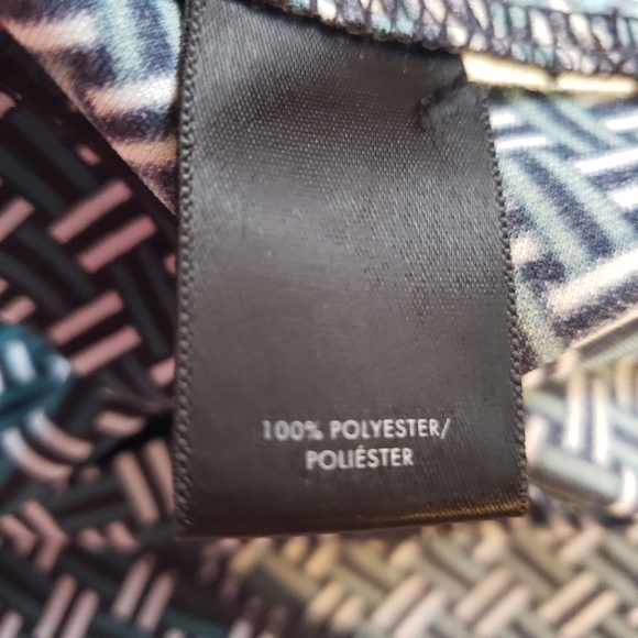 Ann Taylor NWT Geo Drapey Mid Flare Dress Size Sm - Picture 9 of 13